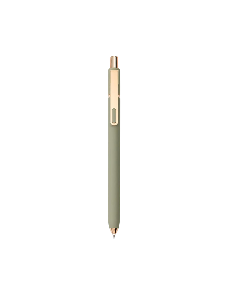 0.5mm Fine Point Black Gel Pens w/ Metal Clip