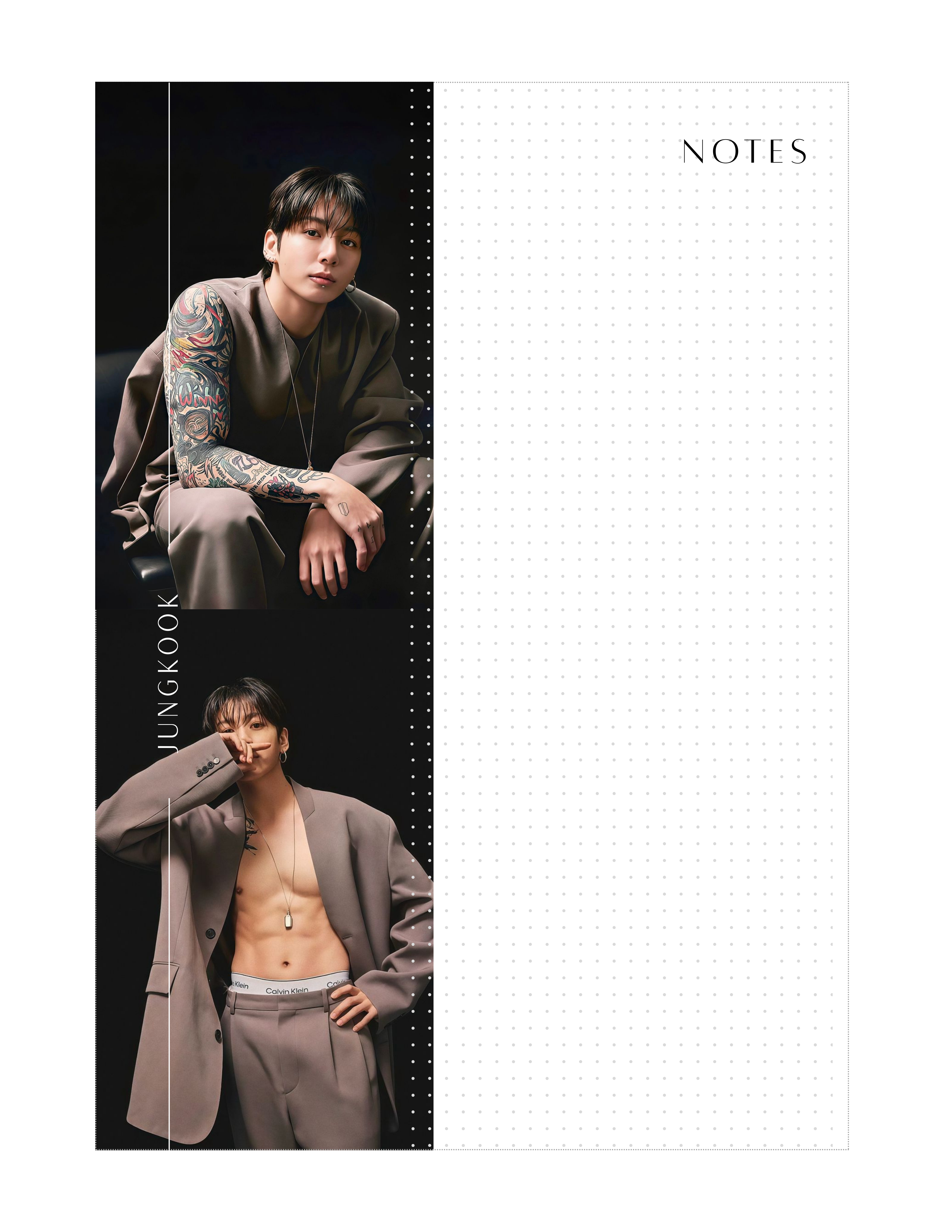Jungkook 4.5x6.5 Notepad #2