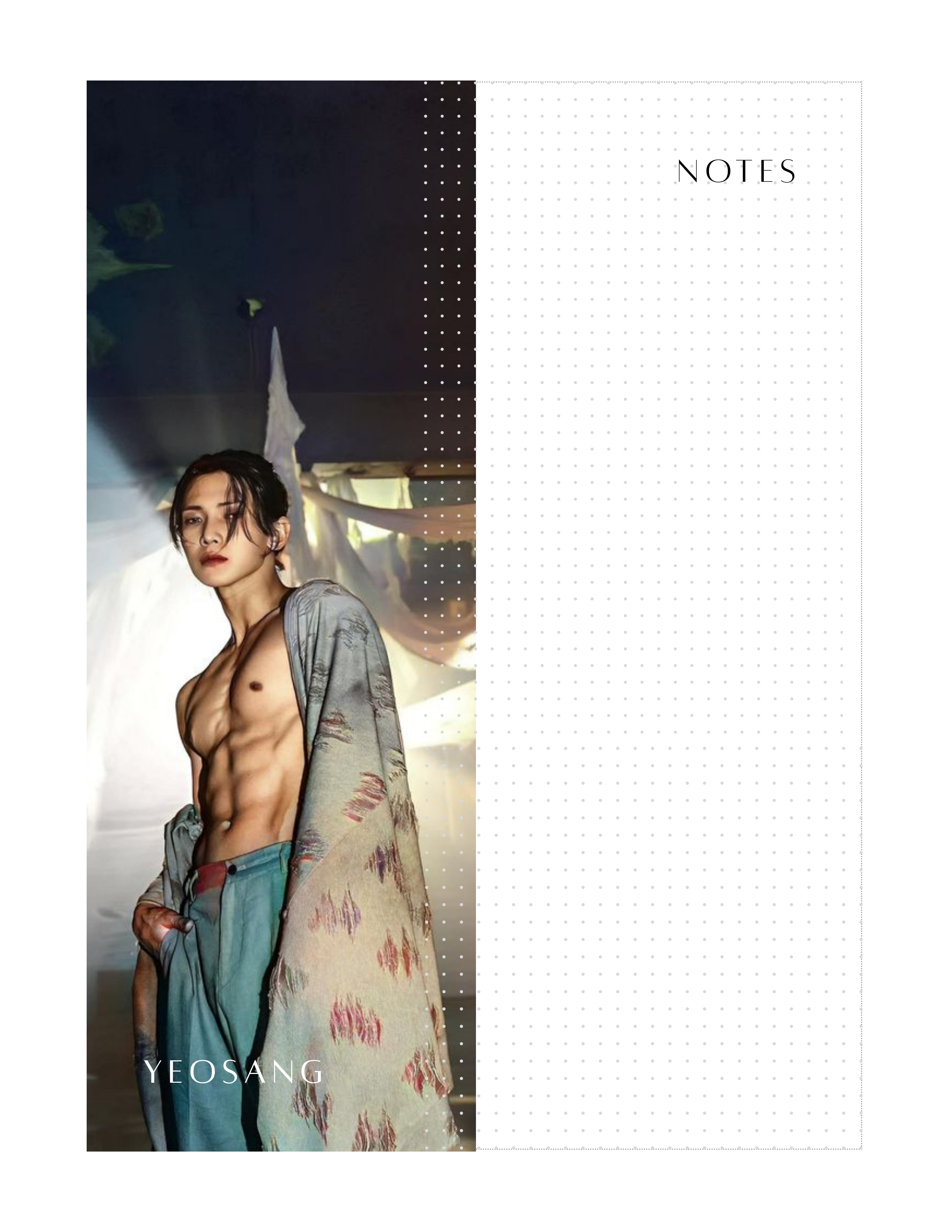 Yeosang 4.5x6.5 Notepad #3