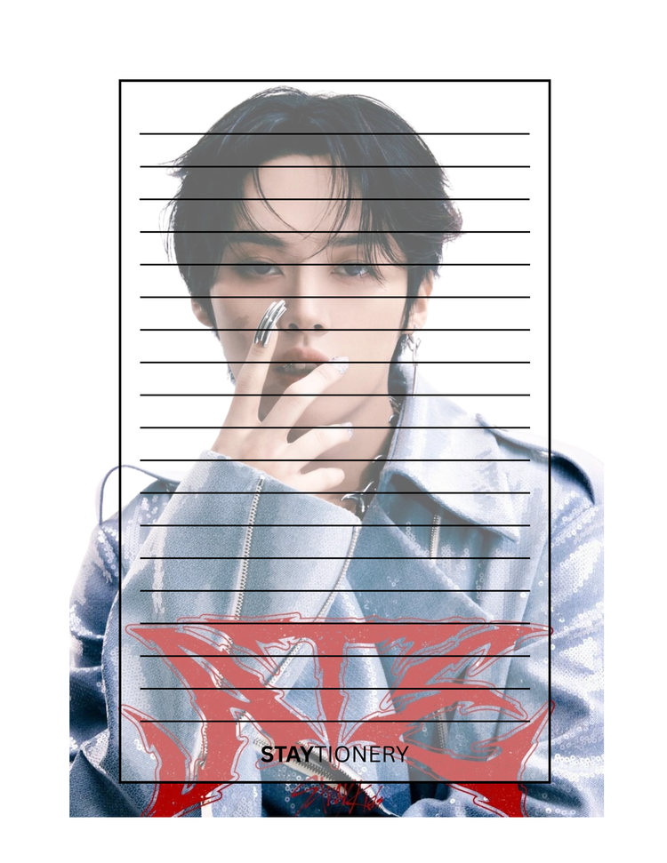 Lee Know notepad
