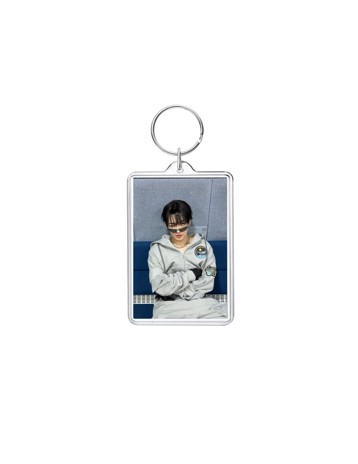 ATZ 1.82 x 1.28 in Clear Acrylic Keychain