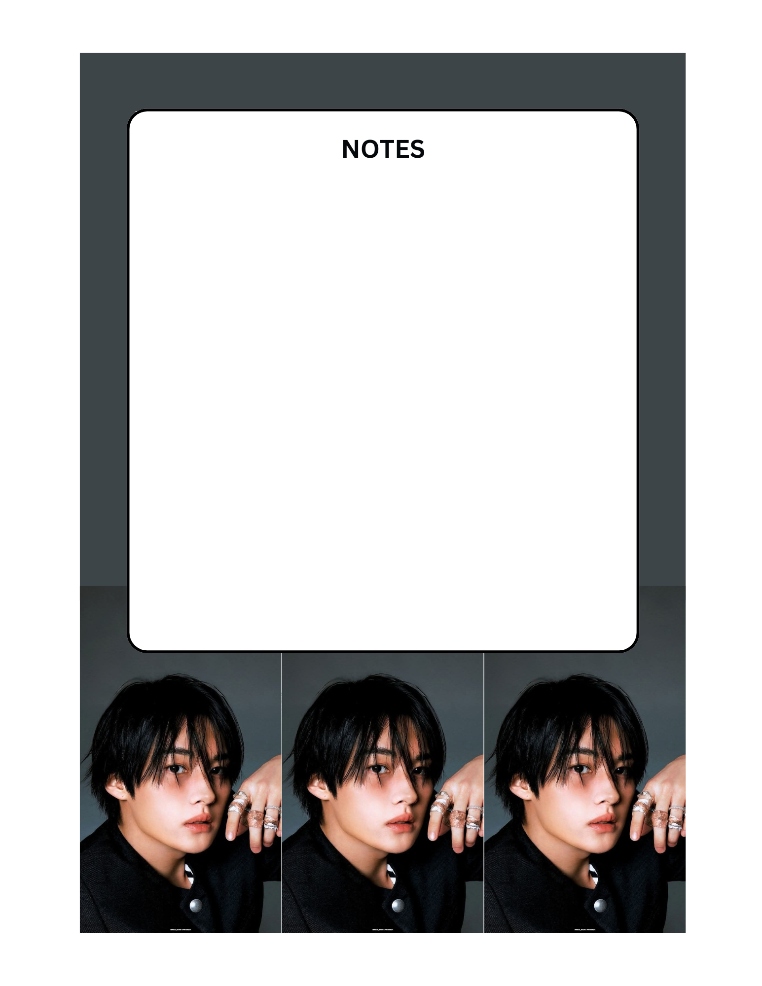 Lee Know notepad
