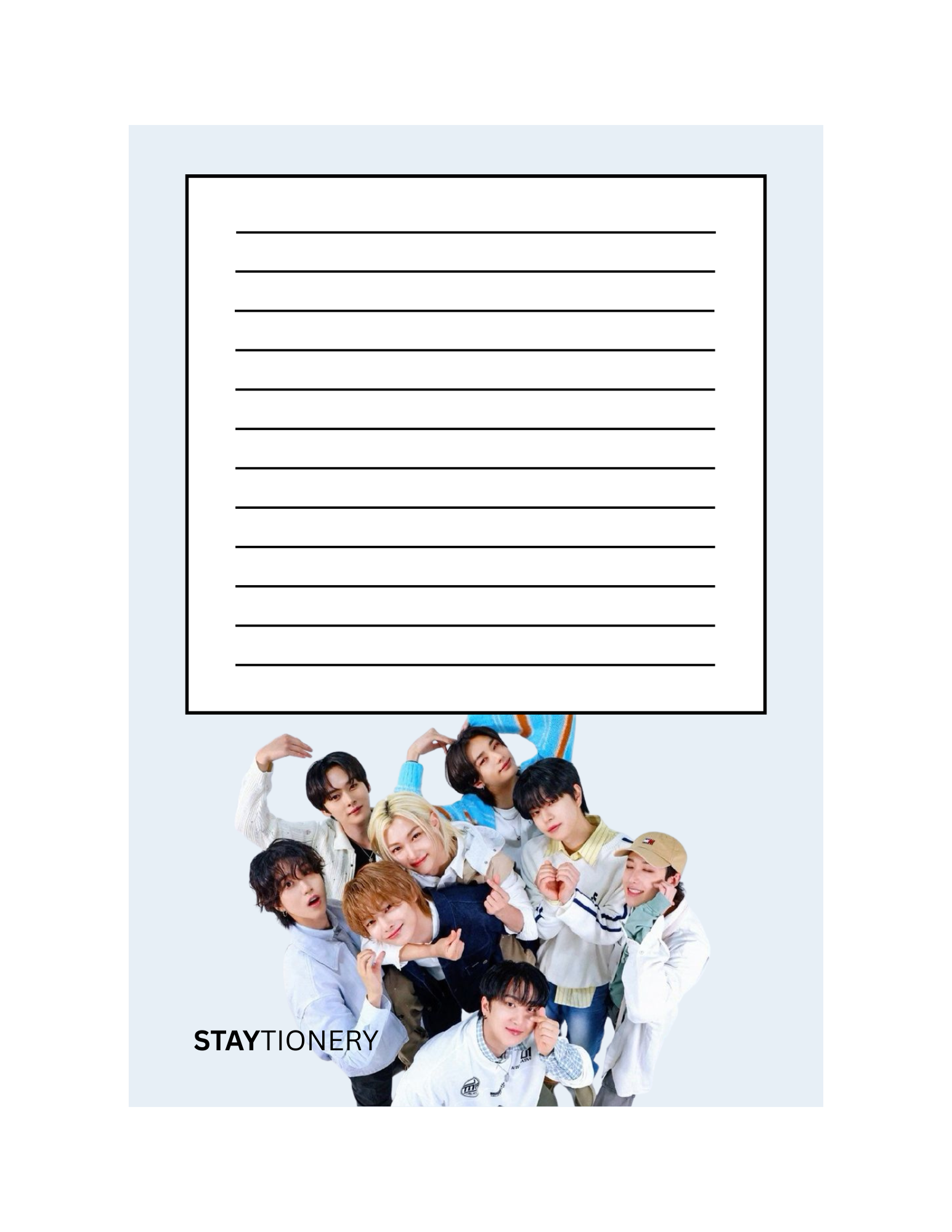 stray kids note pad