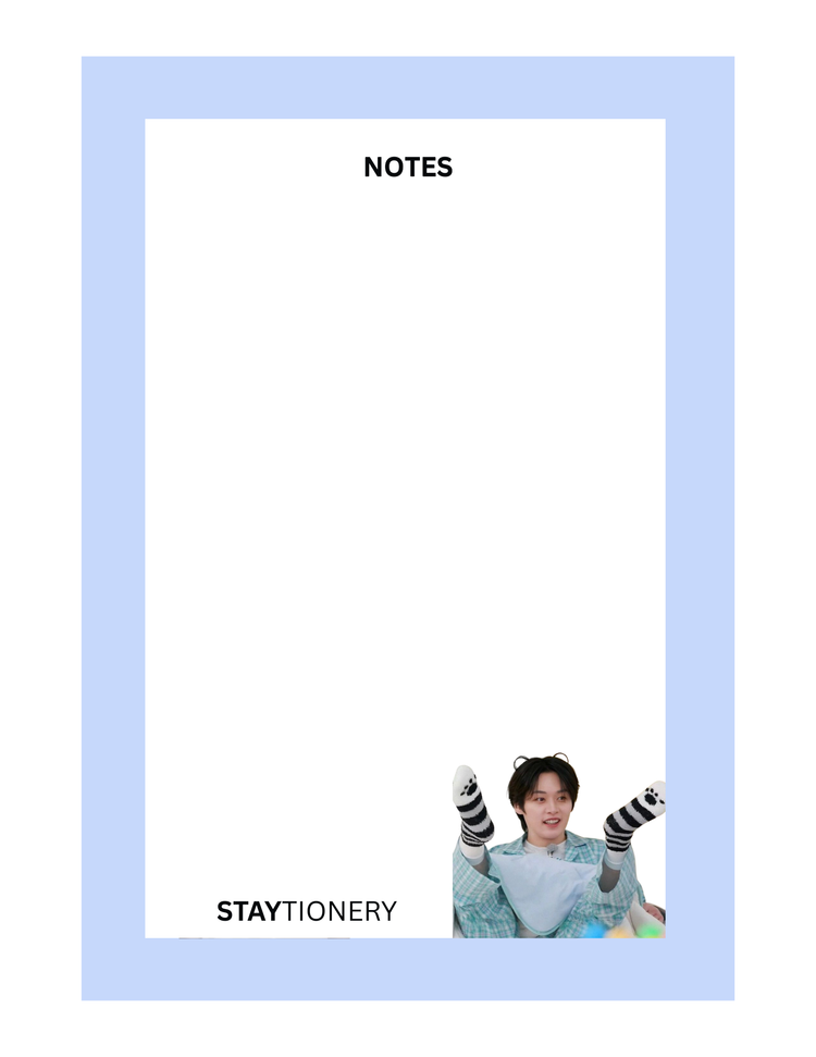 Lee Know notepad