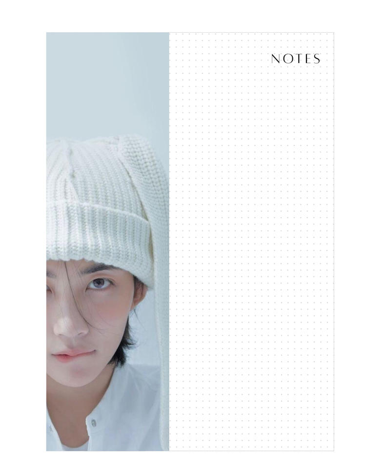 Jeonghan 4.5x6.5 Notepad