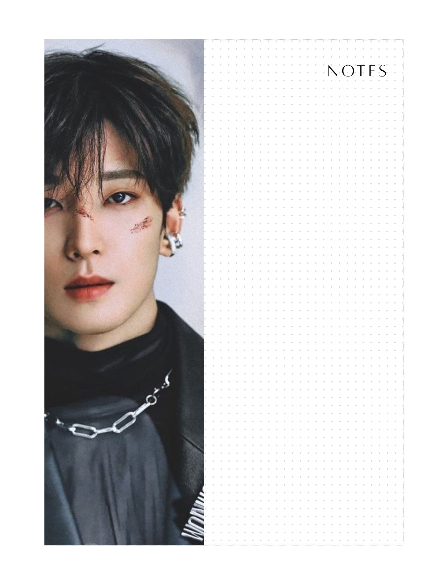Wonwoo 4.5x6.5 Notepad