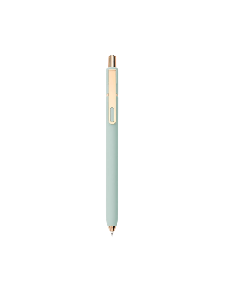 0.5mm Fine Point Black Gel Pens w/ Metal Clip