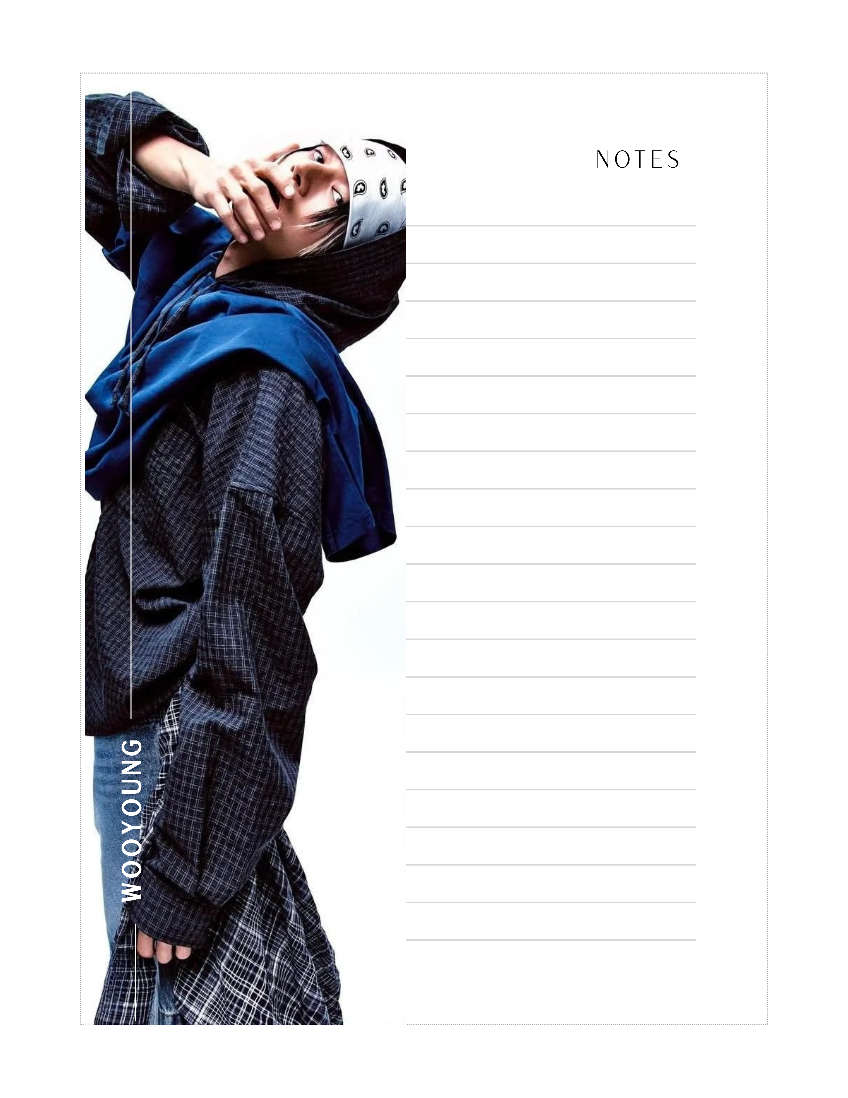 Wooyoung 4.5x6.5 Notepad #6