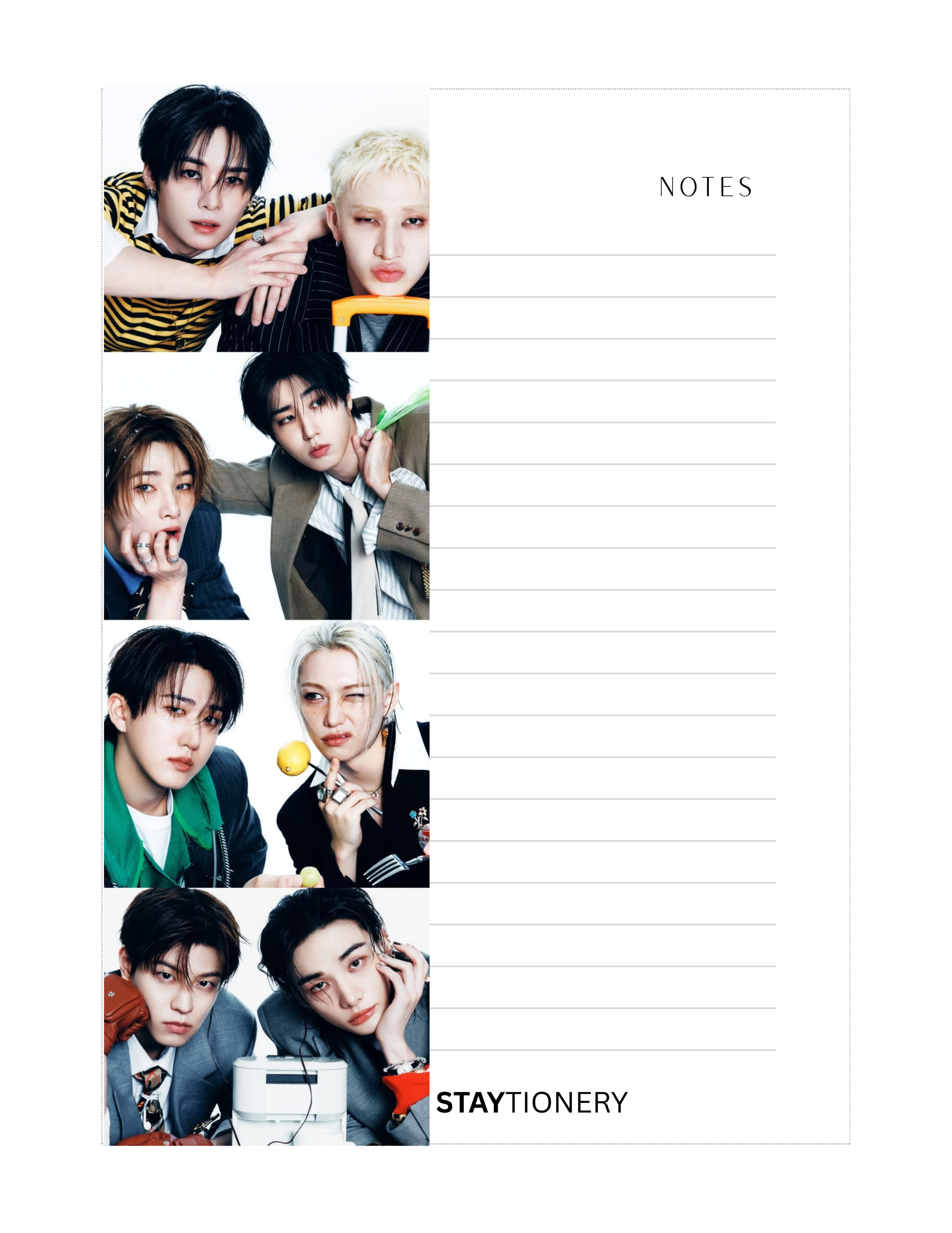 SKZ OT8 4.5x6.5 Notepad #4