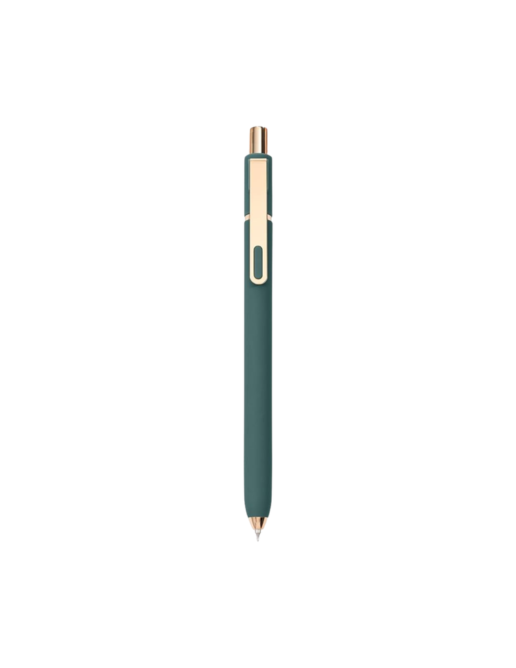 0.5mm Fine Point Black Gel Pens w/ Metal Clip