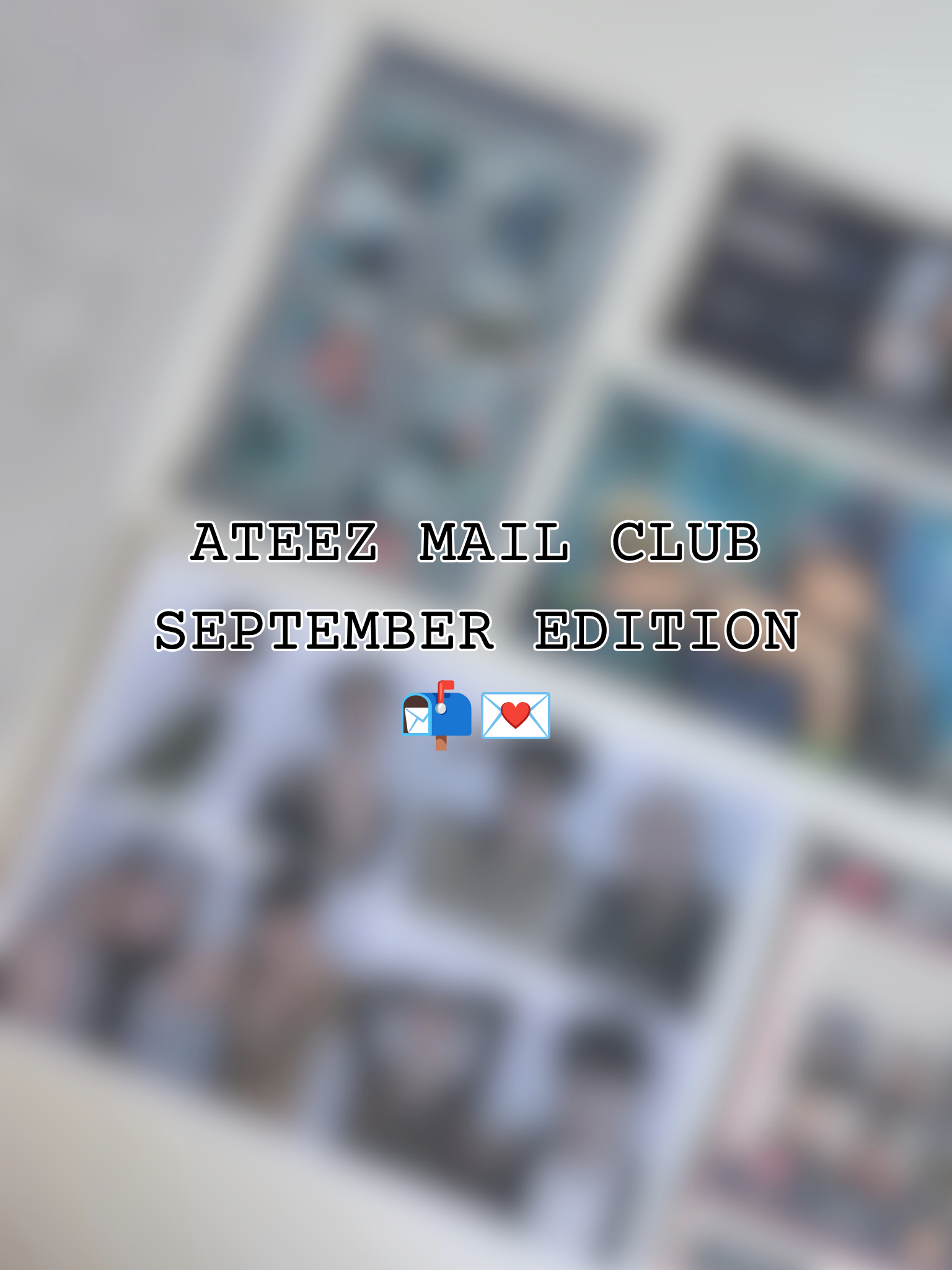 Ateez Mail Club 💌 September Edition