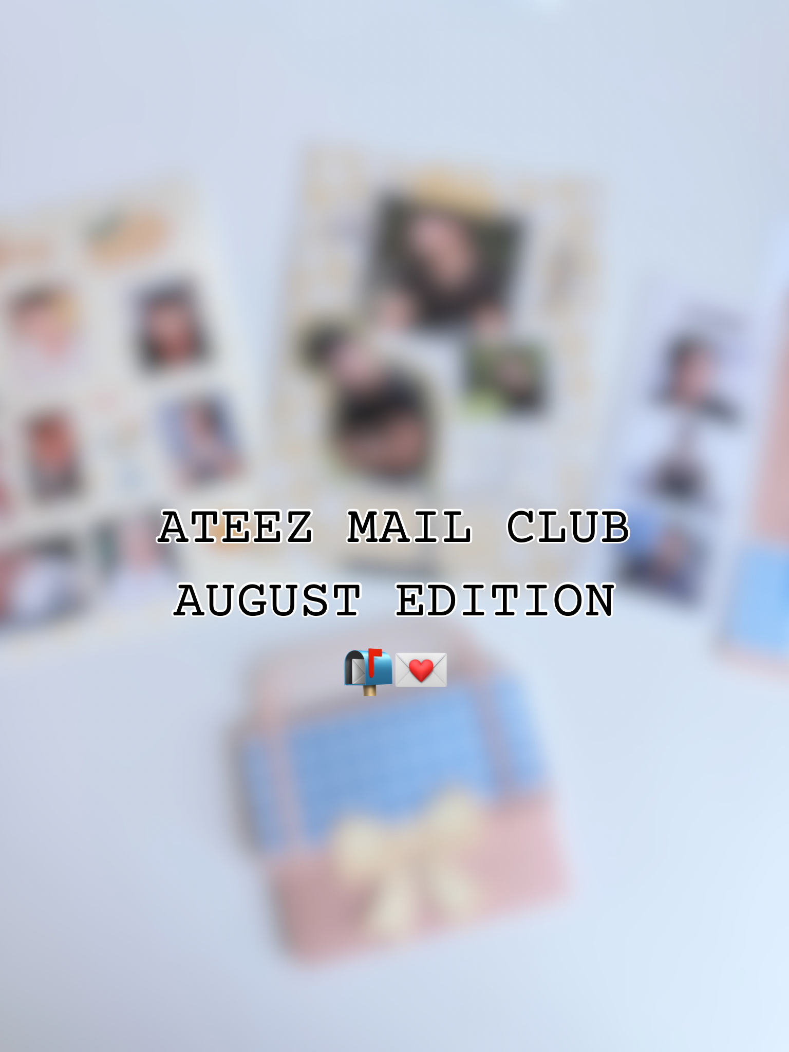 Ateez Mail Club 💌 August Edition