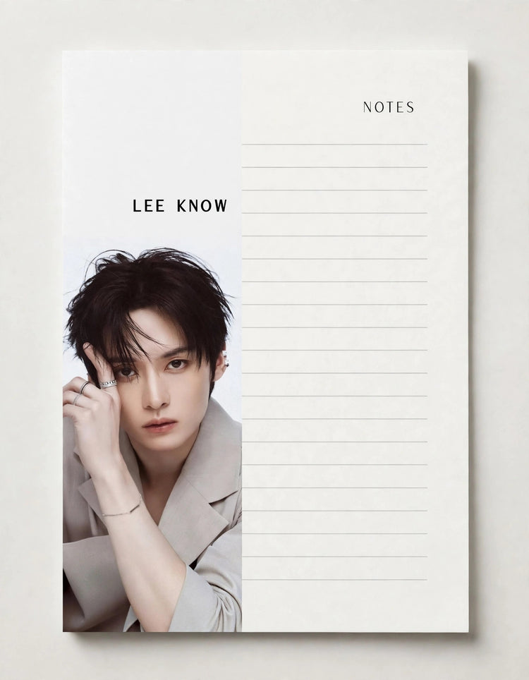 Lee Know 4.5x6.5 Notepad #5