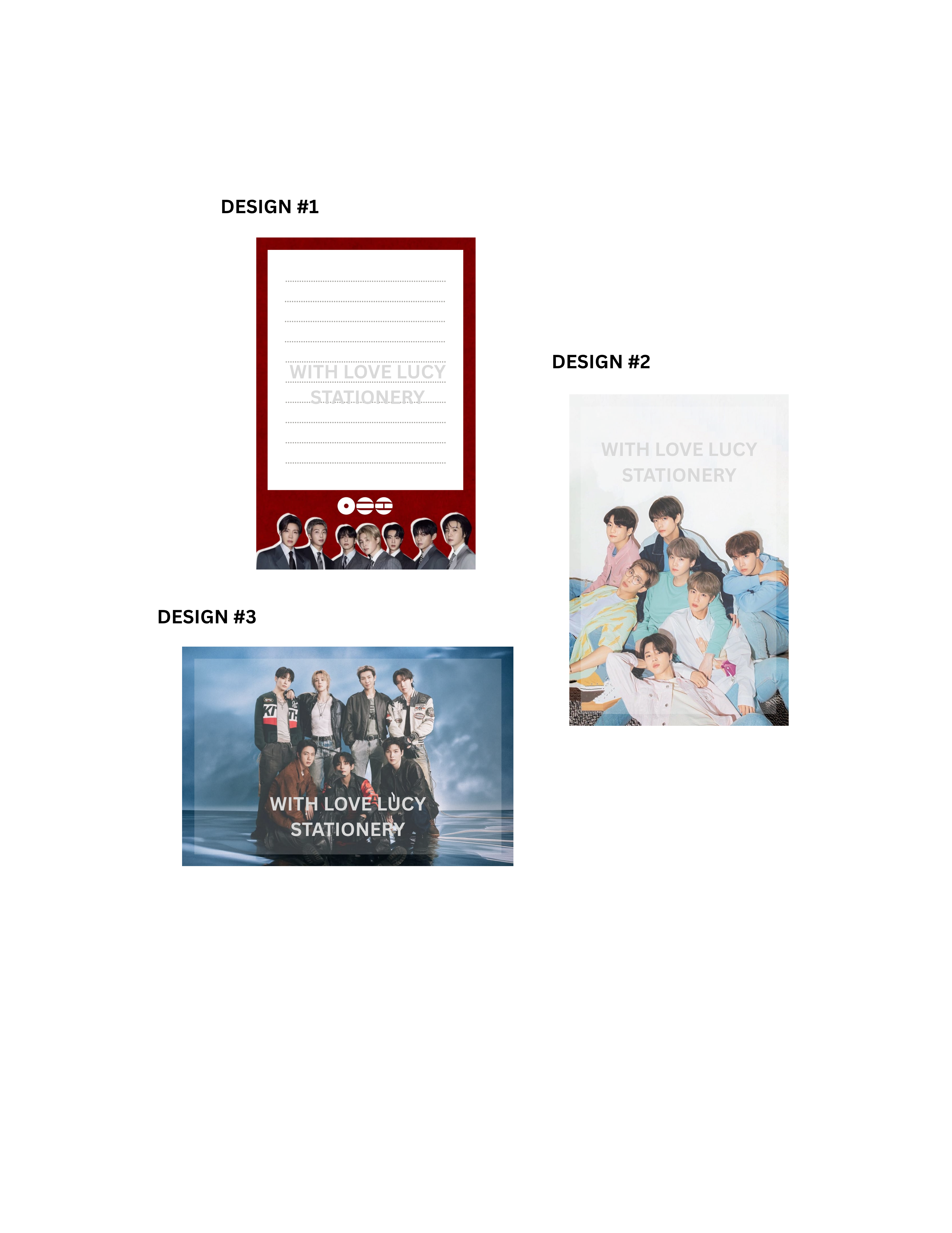 BTS Inspired 1.8x3 Mini Notepad BULK