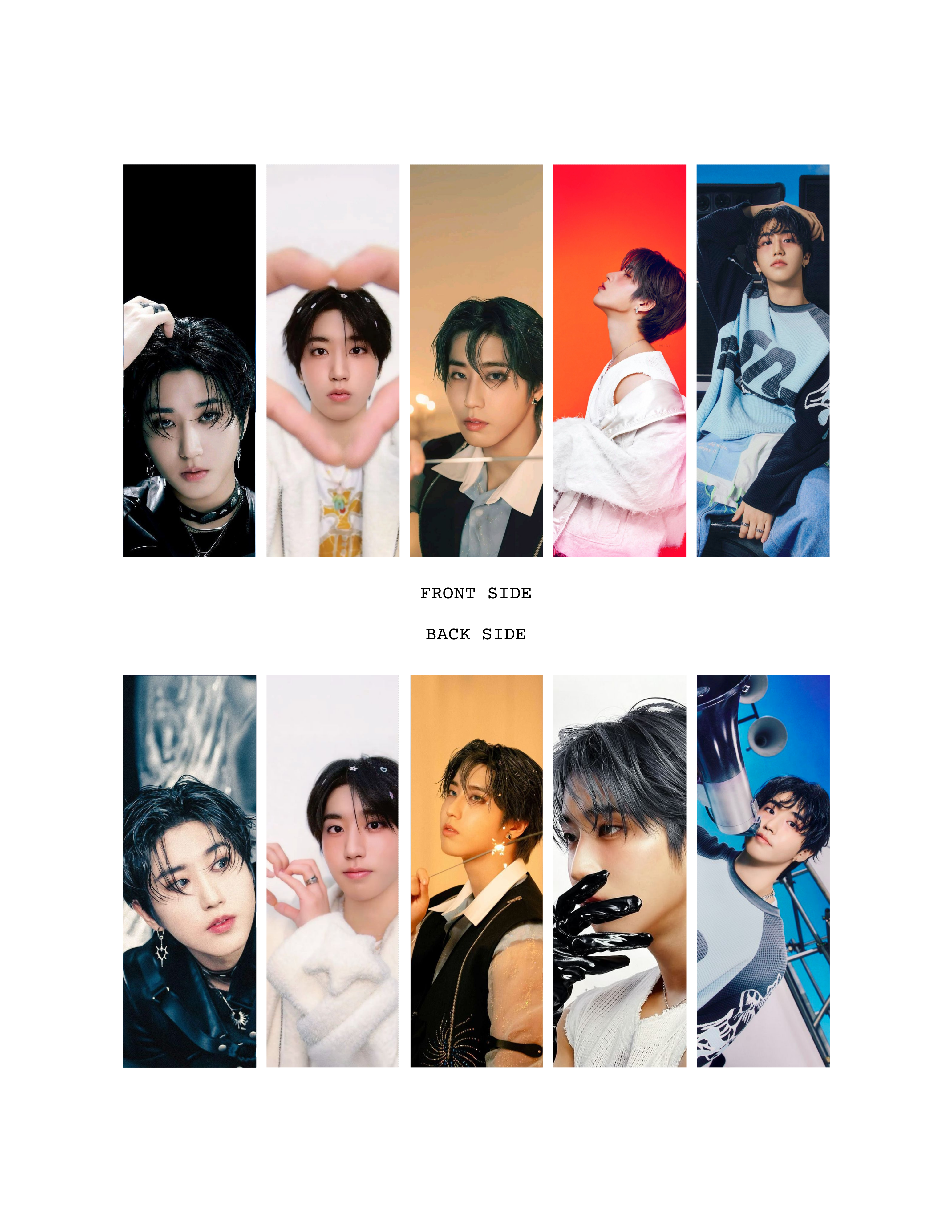 Set of 5 Bookmarks (SKZ Member Select)