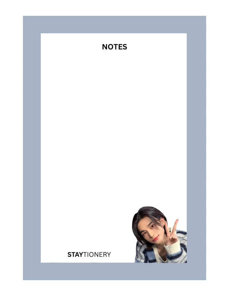 Hyunjin 4.5x6.5 Notepad #4