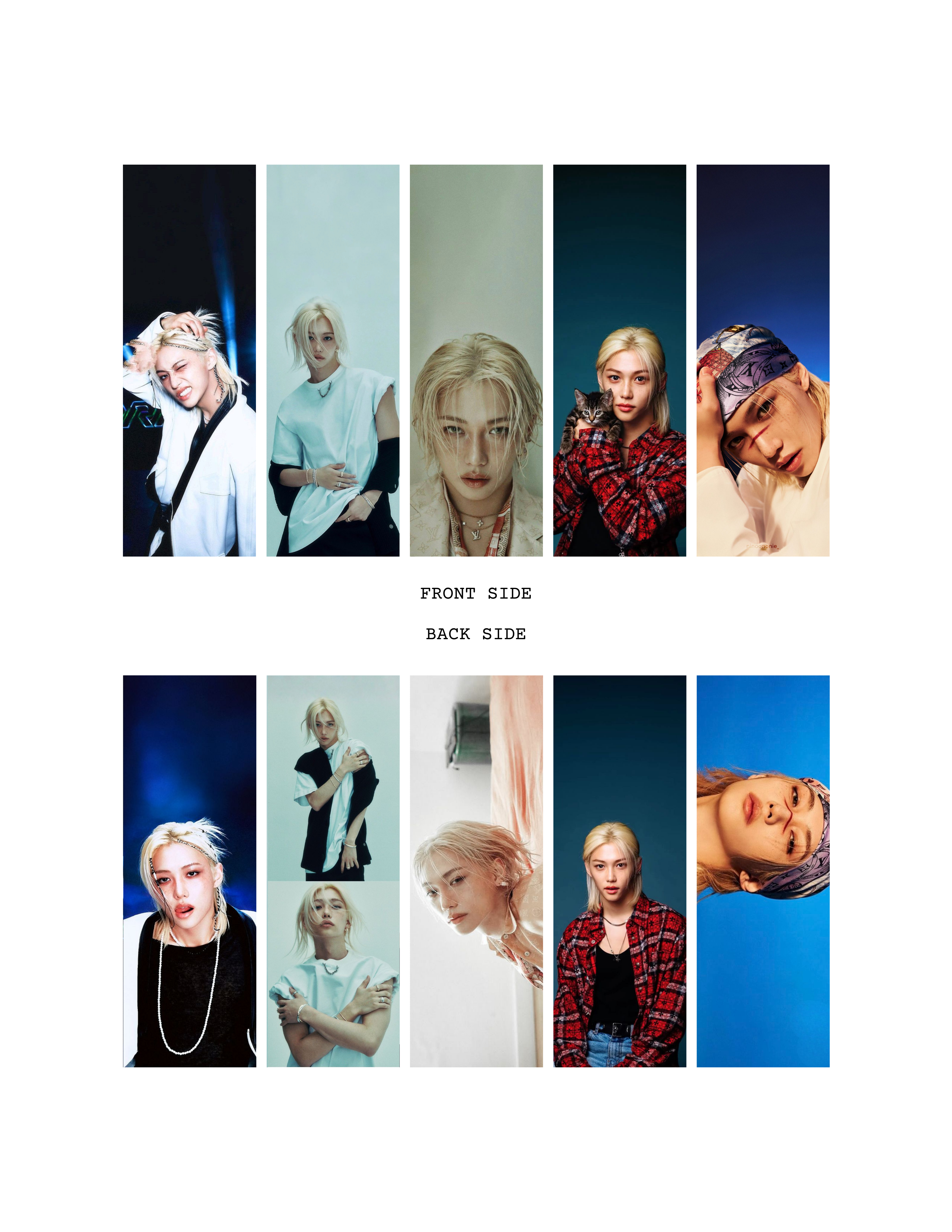 Set of 5 Bookmarks (SKZ Member Select)