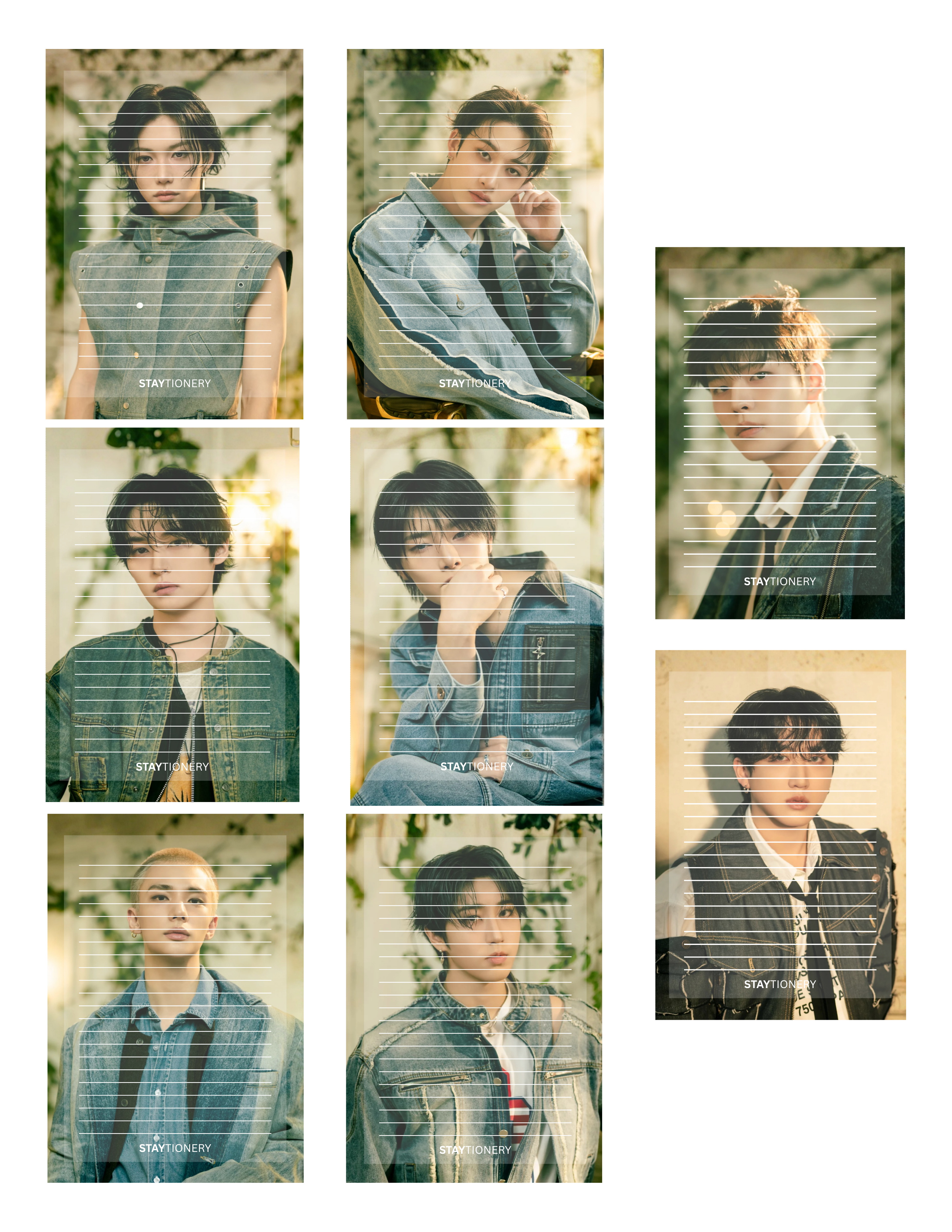 SKZ OT8 4.5x6.5 Staggered (1 Notepad)