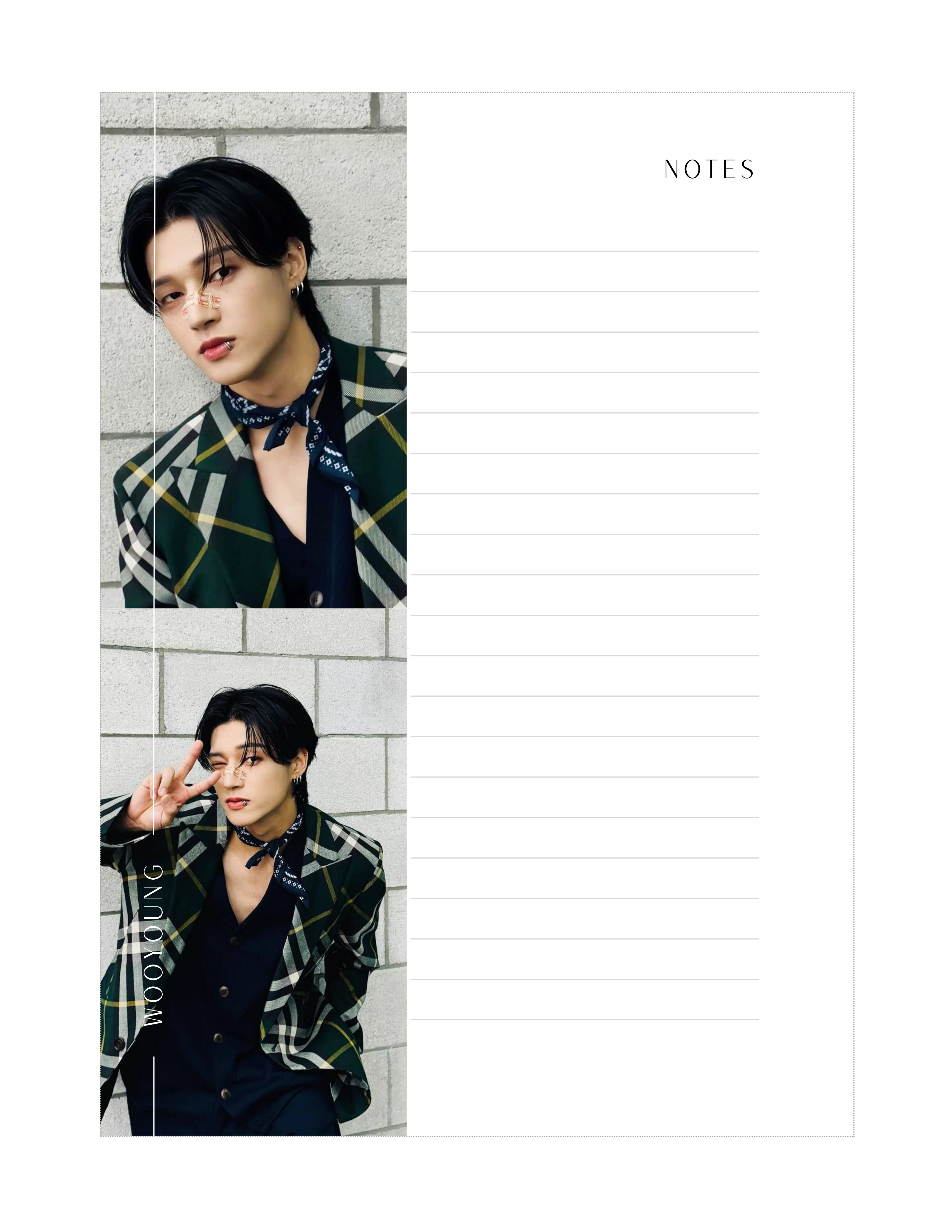 Wooyoung 4.5x6.5 Notepad #1